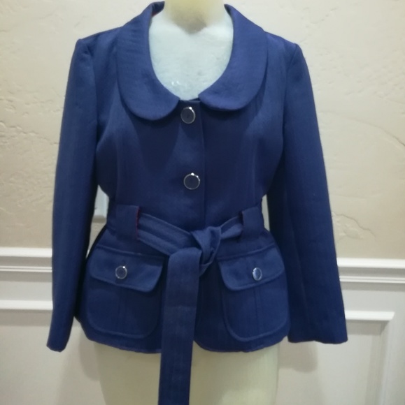 Tulle blue blazer - Picture 2 of 5